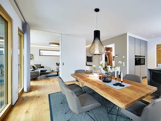 Fertighaus Ausstellungshaus Fellbach Stadtvilla von WeberHaus Schlüsselfertig ab 525000€, Stadtvilla Innenansicht 5