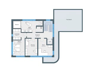Fertighaus Ausstellungshaus Günzburg von WeberHaus Schlüsselfertig ab 525000€, Stadtvilla Grundriss 2