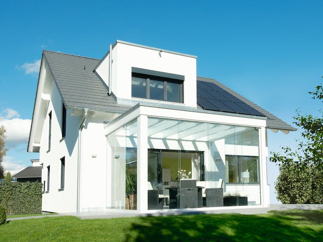 Fertighaus Ausstellungshaus Mannheim Balance 250 von WeberHaus Schlüsselfertig ab 404000€, Außenansicht 1