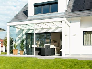 Fertighaus Ausstellungshaus Mannheim Balance 250 von WeberHaus Schlüsselfertig ab 404000€, Außenansicht 4