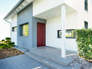 Fertighaus Ausstellungshaus Mannheim Balance 250 von WeberHaus Schlüsselfertig ab 410000€, Außenansicht 6