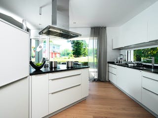 Fertighaus Ausstellungshaus Rheinau-Linx CityLife 700 von WeberHaus Schlüsselfertig ab 456000€, Cubushaus Innenansicht 4