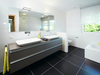 Fertighaus Ausstellungshaus Rheinau-Linx CityLife 700 von WeberHaus Schlüsselfertig ab 456000€, Cubushaus Innenansicht 8