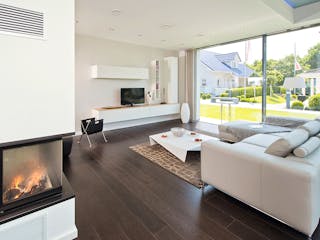 Fertighaus Ausstellungshaus Mannheim Bungalow von WeberHaus Schlüsselfertig ab 535000€, Bungalow Innenansicht 2
