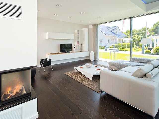 Fertighaus Ausstellungshaus Mannheim Bungalow von WeberHaus Schlüsselfertig ab 656000€, Bungalow Innenansicht 2