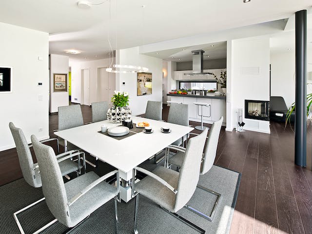 Fertighaus Ausstellungshaus Mannheim Bungalow von WeberHaus Schlüsselfertig ab 656000€, Bungalow Innenansicht 3