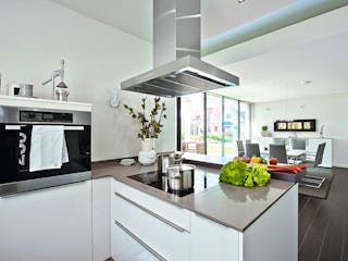 Fertighaus Ausstellungshaus Mannheim Bungalow von WeberHaus Schlüsselfertig ab 535000€, Bungalow Innenansicht 4