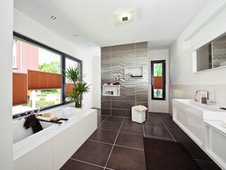 Fertighaus Ausstellungshaus Mannheim Bungalow von WeberHaus Schlüsselfertig ab 535000€, Bungalow Innenansicht 8