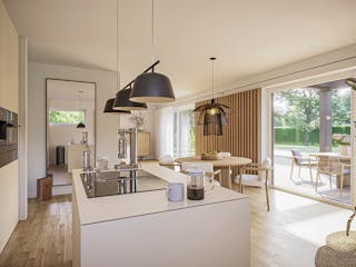 Fertighaus Jubiläumshaus generation 205 von WeberHaus Schlüsselfertig ab 353650€, Satteldach-Klassiker Innenansicht 1