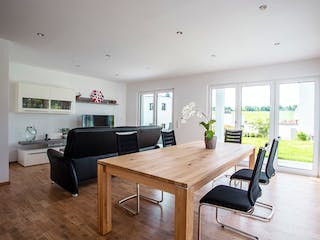 Fertighaus Kundenhaus Balance 400 von WeberHaus Schlüsselfertig ab 653150€, Cubushaus Innenansicht 1