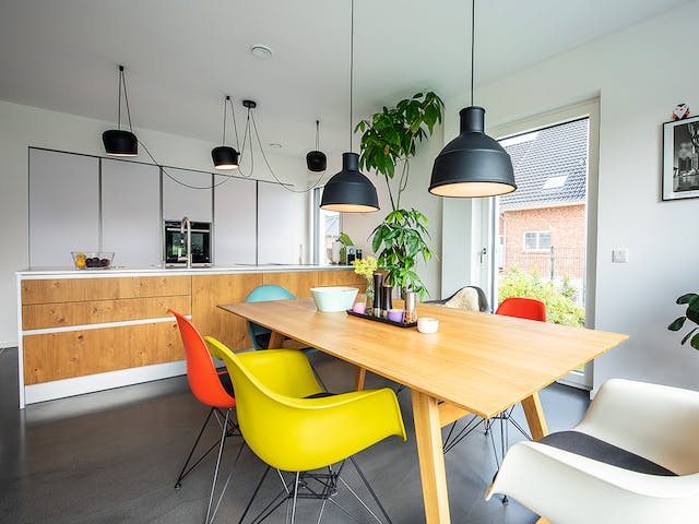 Fertighaus Kundenhaus Klee - CityLife 450 von WeberHaus Schlüsselfertig ab 416350€, Cubushaus Innenansicht 1