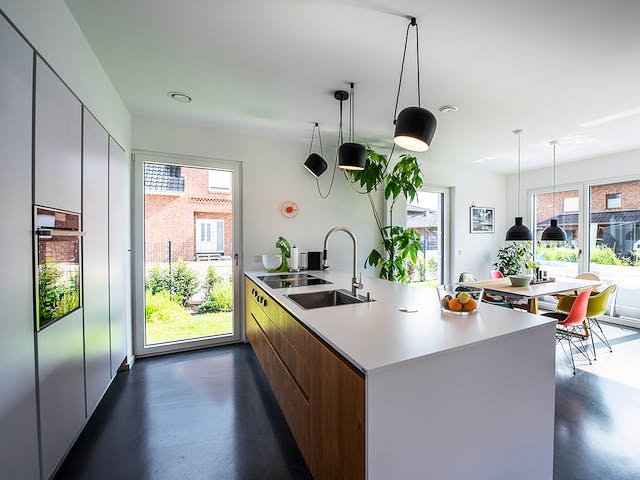 Fertighaus Kundenhaus Klee - CityLife 450 von WeberHaus Schlüsselfertig ab 416350€, Cubushaus Innenansicht 2