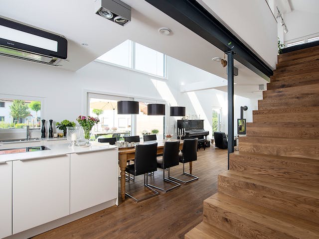 Fertighaus Kundenhaus Friemert sunshine 310 von WeberHaus Schlüsselfertig ab 360560€, Satteldach-Klassiker Innenansicht 3