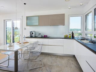 Fertighaus Kundenhaus Reiter sunshine 310 von WeberHaus Schlüsselfertig ab 368500€, Satteldach-Klassiker Innenansicht 2
