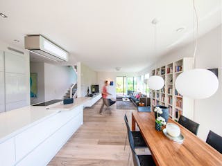 Fertighaus Kundenhaus Brunner von WeberHaus Schlüsselfertig ab 425000€, Satteldach-Klassiker Innenansicht 1