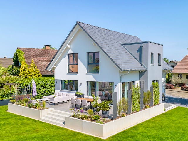 Fertighaus Kundenhaus Jungmann - generation5.5 Haus 200 von WeberHaus Schlüsselfertig ab 361500€, Außenansicht 1