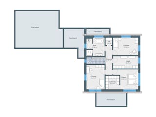 Fertighaus Kundenhaus Meinert von WeberHaus Schlüsselfertig ab 465000€, Satteldach-Klassiker Grundriss 2