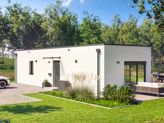 Fertighaus Option Bungalow von WeberHaus Schlüsselfertig ab 189000€, Bungalow Außenansicht 4