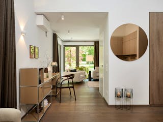 Fertighaus Option Bungalow mit Satteldach offen bis First von WeberHaus Schlüsselfertig ab 199000€, Bungalow Innenansicht 2