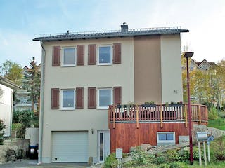 Massivhaus Stadtvilla 372 von WEIOTT-Massiv-Haus, Stadtvilla Außenansicht 2