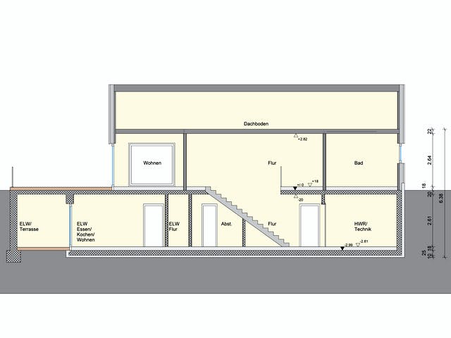 Fertighaus Zweifamilienhaus RG von Weizenegger Schlüsselfertig ab 540000€, Satteldach-Klassiker Grundriss 3