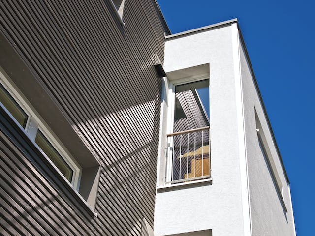 Fertighaus Wiesenhütter - Kundenhaus von Bau-Fritz Schlüsselfertig ab 740000€, Cubushaus Außenansicht 12