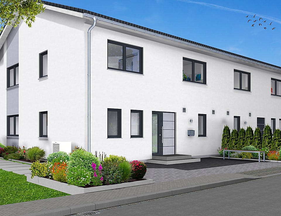 Fertighaus EDITION D 133/134 von Wolf-Haus Schlüsselfertig ab 401842€, Satteldach-Klassiker Außenansicht 1