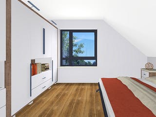 Fertighaus EDITION E 165 von WOLF-HAUS Schlüsselfertig ab 399778€, Satteldach-Klassiker Innenansicht 4