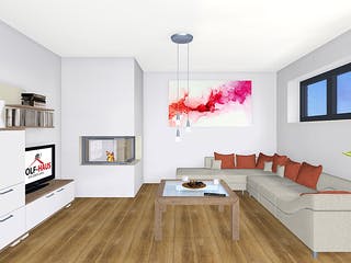 Fertighaus EDITION E 178 von WOLF-HAUS Schlüsselfertig ab 436734€, Satteldach-Klassiker Innenansicht 1