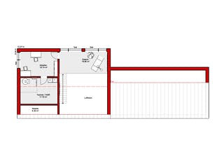 Fertighaus EDITION E 203 von WOLF-HAUS Schlüsselfertig ab 502727€, Pultdachhaus Grundriss 2