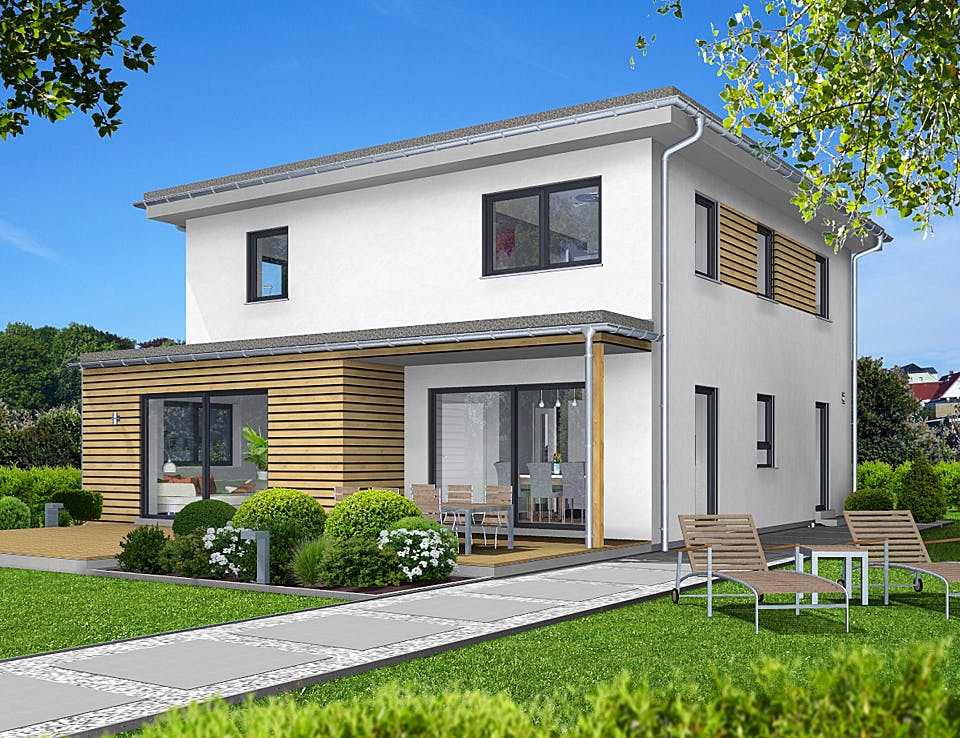 Fertighaus EDITION S 150 von Wolf-Haus Schlüsselfertig ab 465336€, Stadtvilla Außenansicht 1