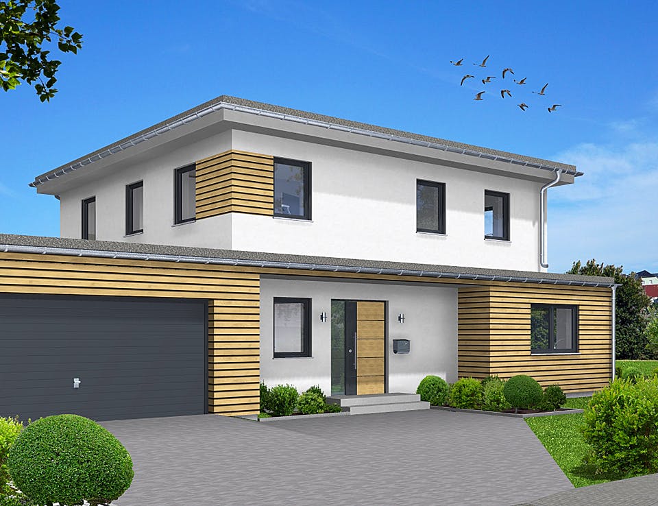 Fertighaus EDITION S 150 von Wolf-Haus Schlüsselfertig ab 465336€, Stadtvilla Außenansicht 2