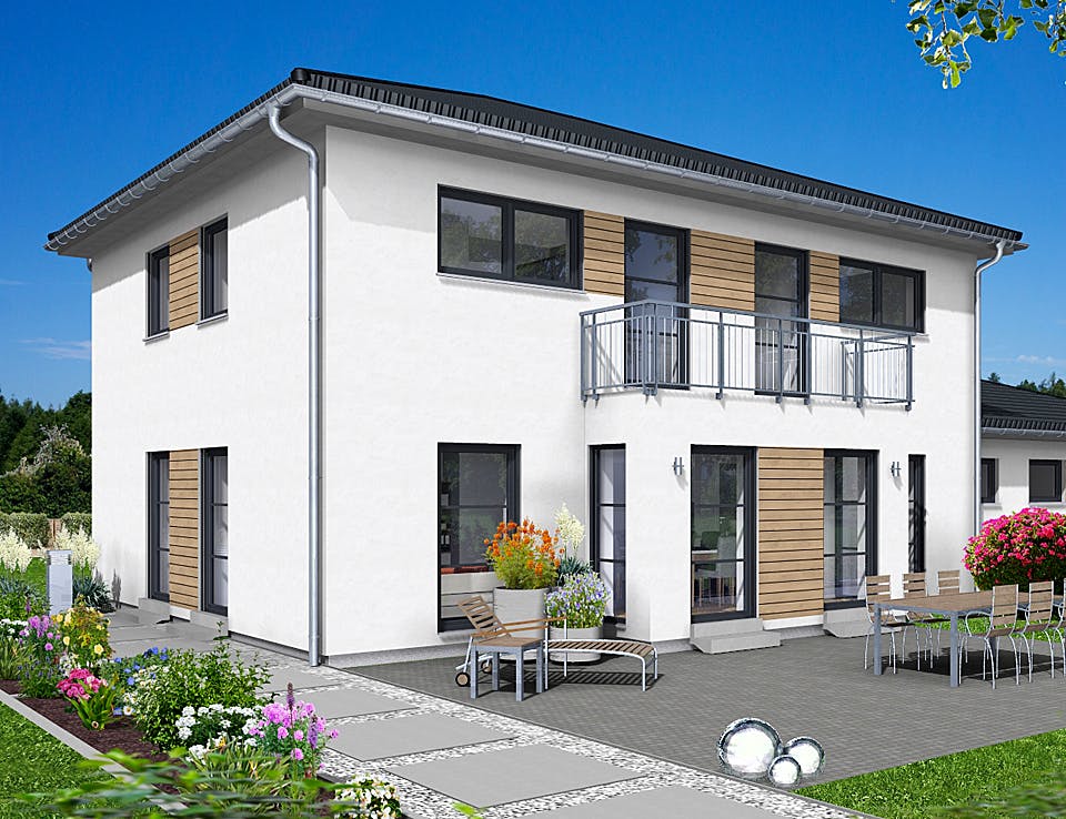 Fertighaus EDITION S 174 von Wolf-Haus Schlüsselfertig ab 458801€, Stadtvilla Außenansicht 2