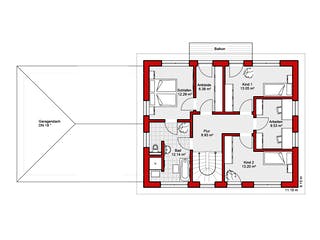 Fertighaus EDITION S 174 von WOLF-HAUS Schlüsselfertig ab 458801€, Stadtvilla Grundriss 2