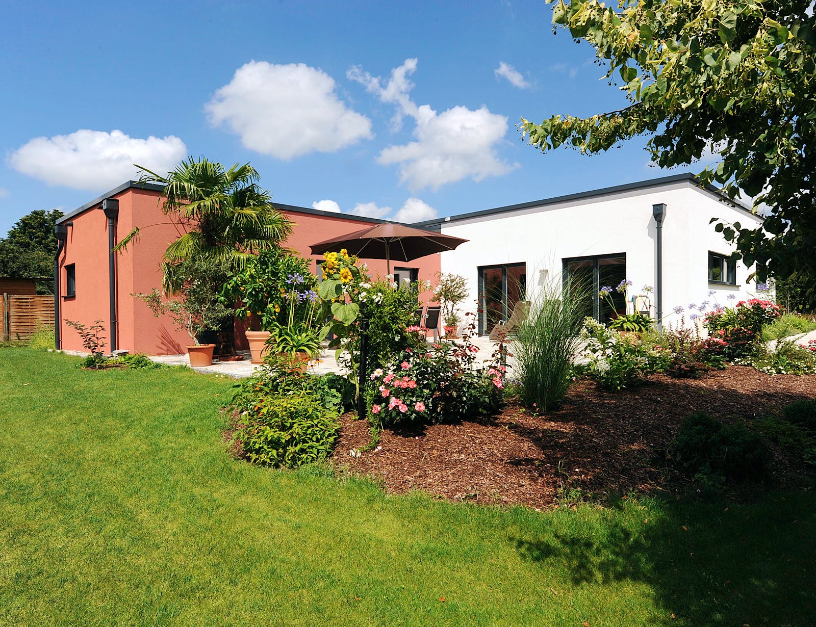 Fertighaus Bungalow Osterhofen von Wolf System, Bungalow Außenansicht 1