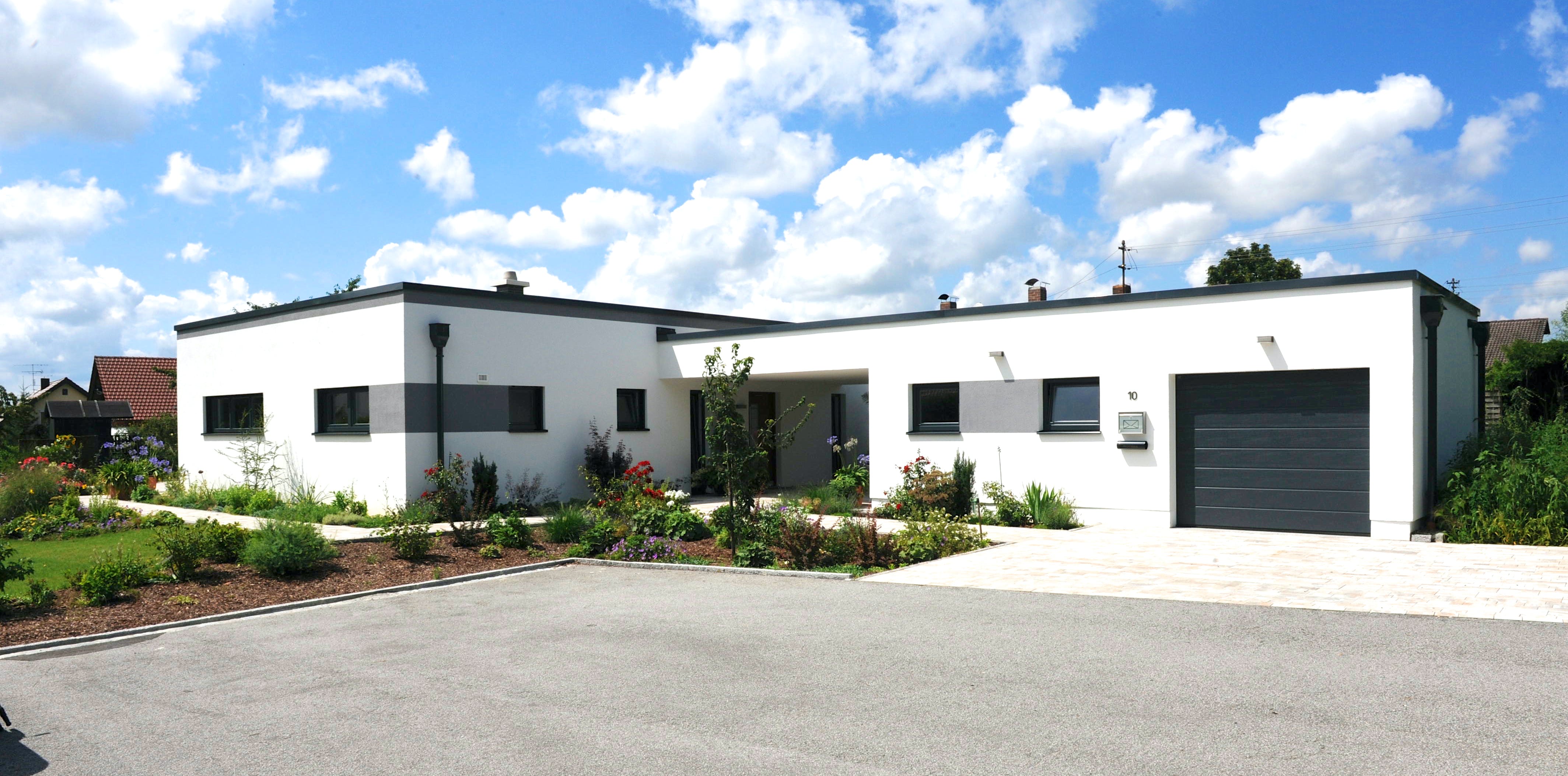 Fertighaus Bungalow Osterhofen von Wolf System, Bungalow Außenansicht 2