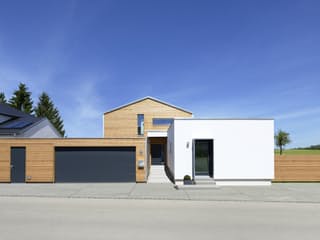 Fertighaus Wriedt von Bau-Fritz Schlüsselfertig ab 540000€, Satteldach-Klassiker Außenansicht 7