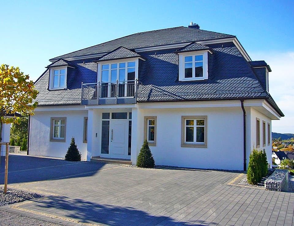 Fertighaus Haus Hillebrand von Wiese und Heckmann, Stadtvilla Außenansicht 1