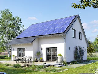 Massivhaus Masterhaus EFH 146 von Ytong Bausatzhaus, Satteldach-Klassiker Außenansicht 1