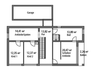 Massivhaus Einfamilienhaus BHS 182 von Ytong Bausatzhaus, Cubushaus Grundriss 2