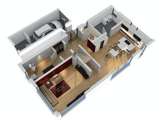 Massivhaus Einfamilienhaus BHS 182 von Ytong Bausatzhaus, Cubushaus Grundriss 3
