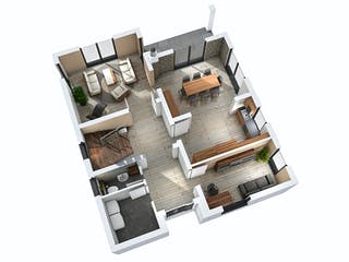 Massivhaus Einfamilienhaus EFH 147 von Ytong Bausatzhaus, Satteldach-Klassiker Grundriss 3