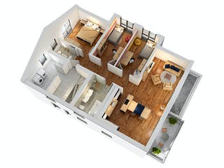 Massivhaus Zweifamilienhaus ZFH 244 von Ytong Bausatzhaus, Satteldach-Klassiker Grundriss 4