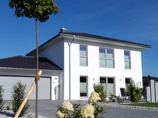 Fertighaus Mediol von Fingerhut Haus Schlüsselfertig ab 429063€, Stadtvilla Außenansicht 1