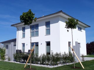 Fertighaus Mediol von Fingerhut Haus Schlüsselfertig ab 429063€, Stadtvilla Außenansicht 2