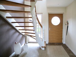 Fertighaus Pultdachhaus Modern von Zimmerer-Profibau Schlüsselfertig ab 550000€, Pultdachhaus Innenansicht 4