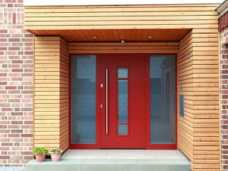 Fertighaus Stadvilla Klassisch von Zimmerer-Profibau Schlüsselfertig ab 570000€, Stadtvilla Außenansicht 5